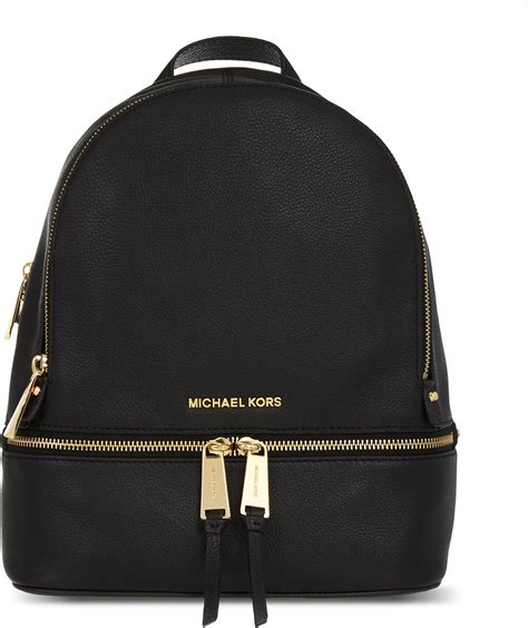 michael kors small black rucksack uk|michael kors clear backpack.